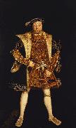 Hans holbein the younger Portrait of Henry VIII oil on canvas